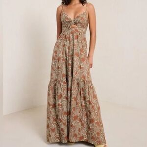 A.L.C Laura Paisley Maxi Dress